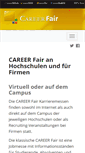 Mobile Screenshot of career-fair.de